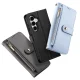 Dux Ducis Lawa Leather Case with Detachable Wallet for Samsung Galaxy S25+, Black