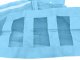 Large Mesh Beach Bag XXL Foldable Tote for Travel and Shopping, Blue