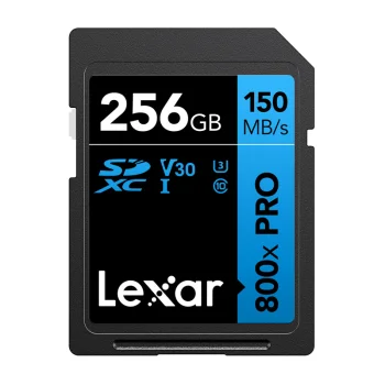 Lexar Professional 800x Pro SDXC 256GB Memory Card
