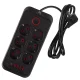 Maclean MCE389 B Power Strip, 6 Outlets, 4xUSB, 1xUSB-C, 1.5m, Black