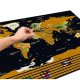 World Map Scratch Card Poster Best Gift for Traveler 23442 (with Accessories)