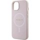 Apple iPhone 15 Plus 6.7\'\' Guess Saffiano MagSafe Case Cover, Pink