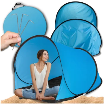 Bakalu KZ1142 Self-Assembling Beach Tent with UV Protection