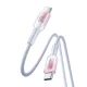 Joyroom S-A42 Crystal-Clear USB-C to USB-C Cable 1.2m, White
