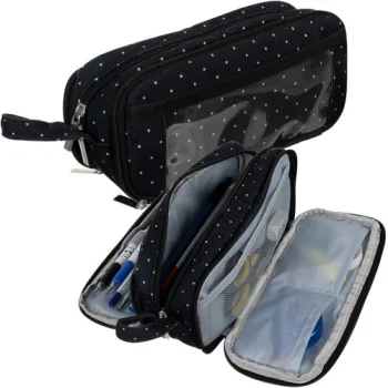 Maaleo 00024511 Triple Pencil Case, Black