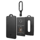 Spigen TO243 Tesla Key Card Holder with Carabiner, Black