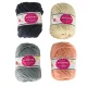 Yarn Set for Knitting and Crocheting, 4x50g, 60m