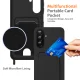 Samsung Galaxy A37 5G TPU Case with Card Holder and Crossbody Lanyard - Black