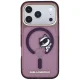 Karl Lagerfeld Peekaboo Logo MagSafe Case for iPhone 18 Pro / 17 Pro, Burgundy