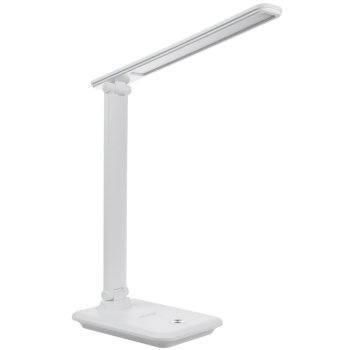 Maclean MCE614 W LED Desk Lamp, 9W, Adjustable Color, White