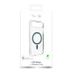 Puro Lite Mag Case for iPhone 17 Air, Transparent with Turquoise Ring