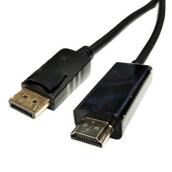 DisplayPort to HDMI Cable Full HD 1080P 3m Black