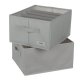 Ruhhy 22485 Wardrobe Organizer Clothing Storage Box, Set Of 2 Pcs