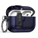 Tech-Protect Slim Hook Case for AirPods Pro 3 with Stand, Navy Blue