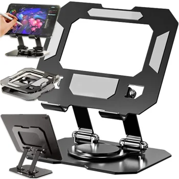 Adjustable Stand for Tablets and Phones 4-16 Inches