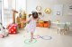 Hopscotch Game with Colorful Rings and Connectors, Set of 10