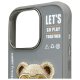 Nimmy Cool&Cute 2.0 Bear vāciņš iPhone 16 Pro Max - Pelēks | Phone Case Cover Gray