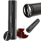 Electric Automatic Corkscrew / Wine Opener Accessory Set, Black