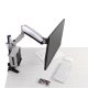 Maclean MC-720 Mini PC Mount for NUC / Mac mini, Under Desk / VESA, 5kg, Black