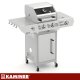 Газовый гриль 2+1 10 кВт Kaminer Varen 3.0 с чугунной решеткой