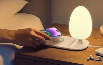 LDNIO Y3 RGB Night Lamp with Qi Wireless Charging Function, white