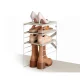 Joseph Joseph Level Adjustable Shoe Rack, Ecru