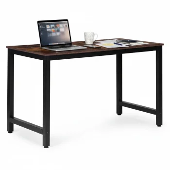ModernHome Computer Desk 120x60 cm, Distressed Walnut