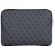 Guess Sleeve 4G Zipper Pocket Triangle Logo 14\" Laptop Bag - Black