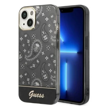 Guess Case for iPhone 14 Plus Bandana Paisley Black