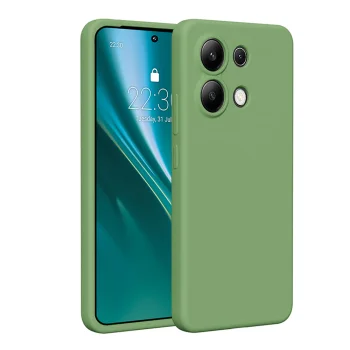 Etteri Silicone Case for Xiaomi Redmi Note 13 4G Light Green