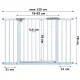 Safety Gate for Stairs and Doors (76-125 cm)