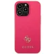 Guess Saffiano 4G Small Metal Logo Case for iPhone 13 / 13 Pro, Pink