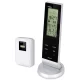 Alecto WS-1150 Weather Station with Wireless Sensor, Black/Silver