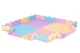 IPLAY Foam Puzzle Play Mat for Kids with Fence 24 Tiles 141.5x141.5 cm Colorful