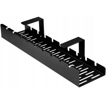 Darba virsmas kabeļu organizators melns | Cable organizer under desk top black