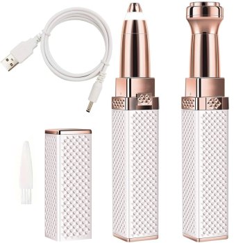 Women's Face and Eyebrow Trimmer with LED Light