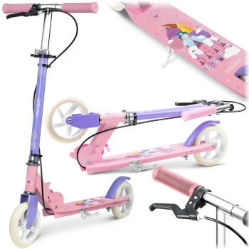 Ricokids Kodi Kids Scooter, 145mm Wheels, Pink