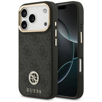 Guess 4G Strass Logo MagSafe Phone Case Cover iPhone 17 Pro - black