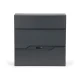 Modernhome HPB932-33 Mailbox with Newspaper Holder, Anthracite