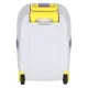 Kids Travel Suitcase on Wheels with LED, Cabin Luggage, Yellow