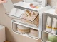 Cosmetics and Accessories Organizer with Drawer, White