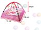 Multifunctional Educational Baby Mat Carpet Pool Playpen with Balls and Toys, Pink