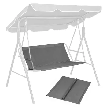 Garden Swing Seat Replacement Fabric 140x100 cm MultiGarden, Grey