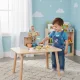 Ecotoys 2-in-1 Wooden Coffee Machine and Shop for Kids, 26 Accessories