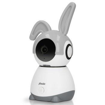 Alecto SMARTBABY10 Wi-Fi Baby Monitor with Camera, White/Grey
