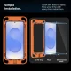 Tech-Protect Quick Set+ Tempered Glass for Samsung Galaxy S25 (2-Pack), Transparent