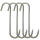 Stainless Steel Smoking Hooks 15-Pack, 14.5 cm