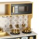 Children\'s Wooden Kitchen with Refrigerator and Chalkboard LULILO, Gold