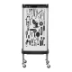 Gabbiano X11-9 Hairdressing Trolley White