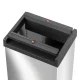 Hailo Big-Box Swing L Waste Bin, 35 L, Stainless Steel